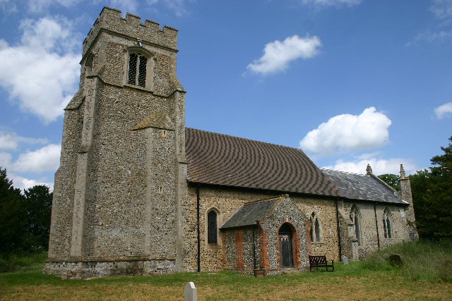 Exterior image of 633177 St Mary the Virgin, Depden