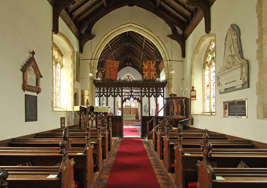 Interior image of 633407 St Mary Magdalene, Thornham Magna.