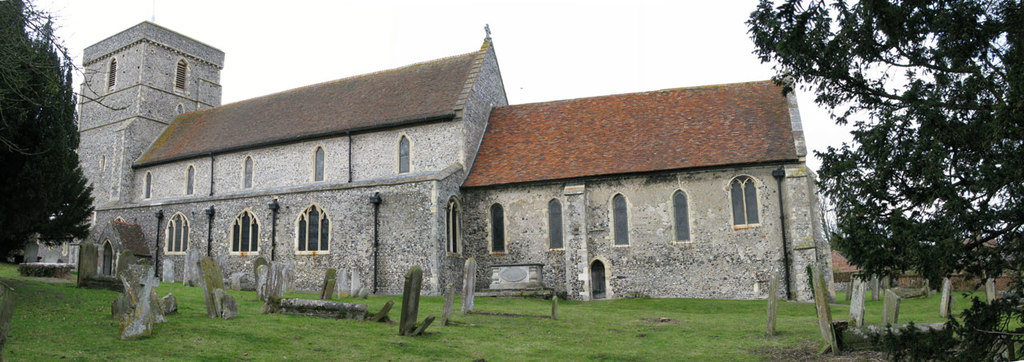 Exterior image of 606162 St Mary the Blessed Virgin, Eastry