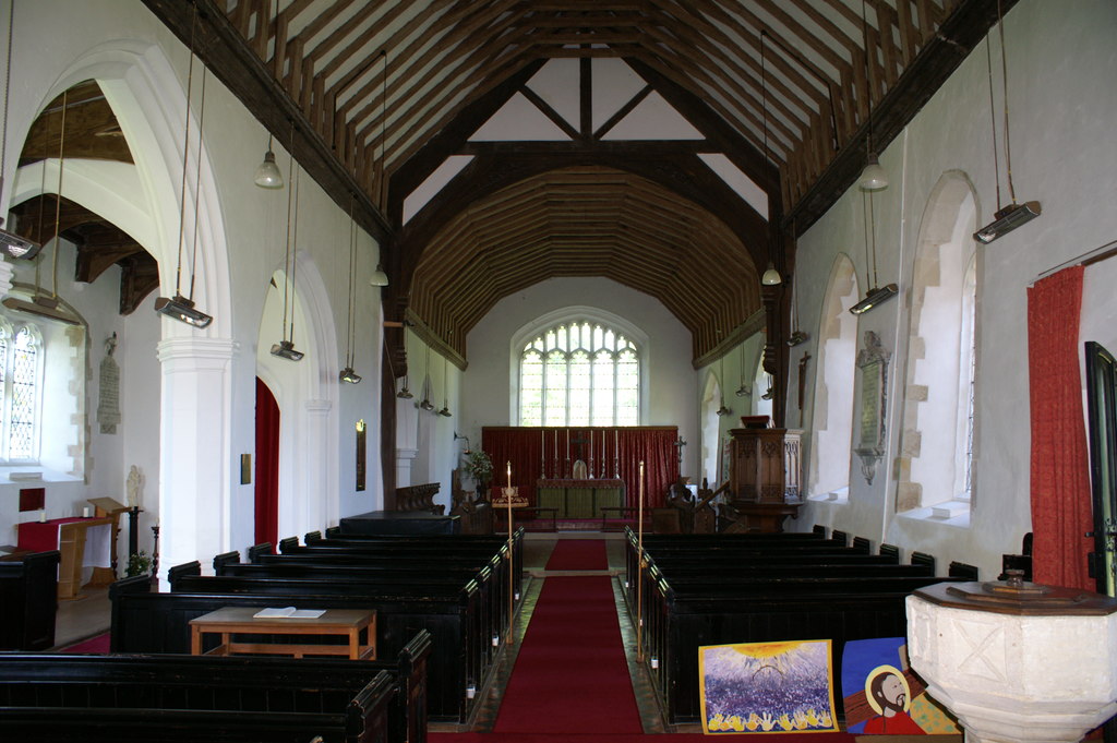 Interior image of 608395 St Andrew, Belchamp St Paul