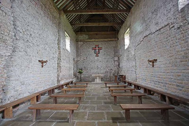 Interior image of 608667  St Peter's Chapel, Bradwell-on-Sea