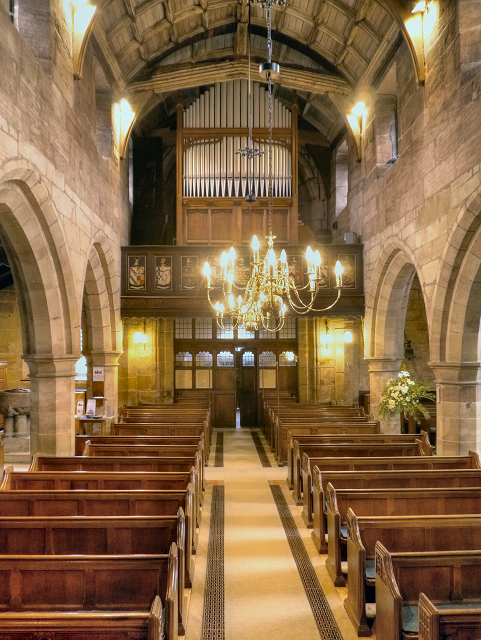 Interior image of 609249  St Mary, Alderley - viewing West