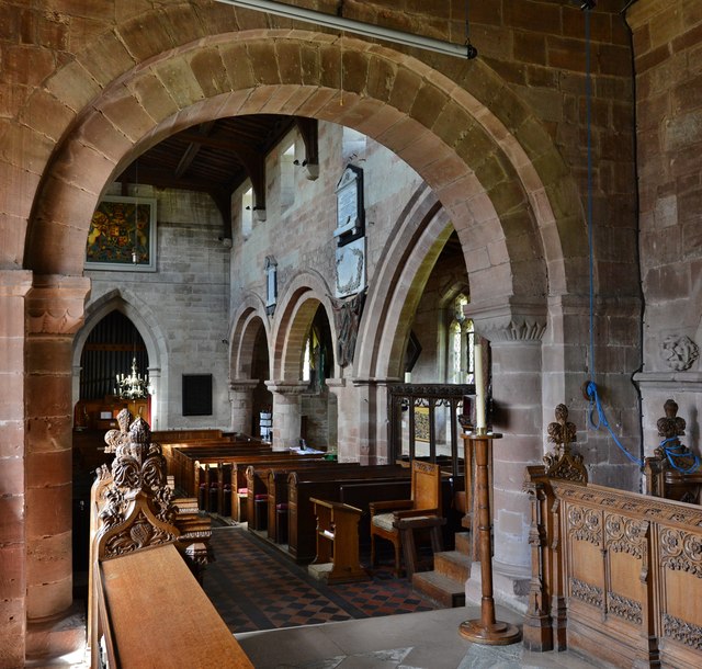 Interior image of 611044 St John the Baptist, Berkswell - viewing West