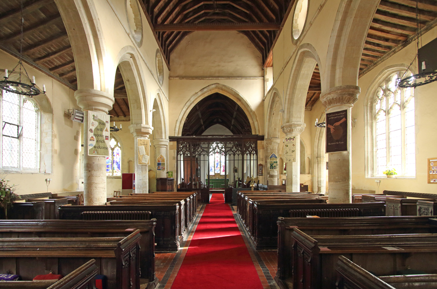 Interior image of 614004 St Helen & St Mary, Bourn