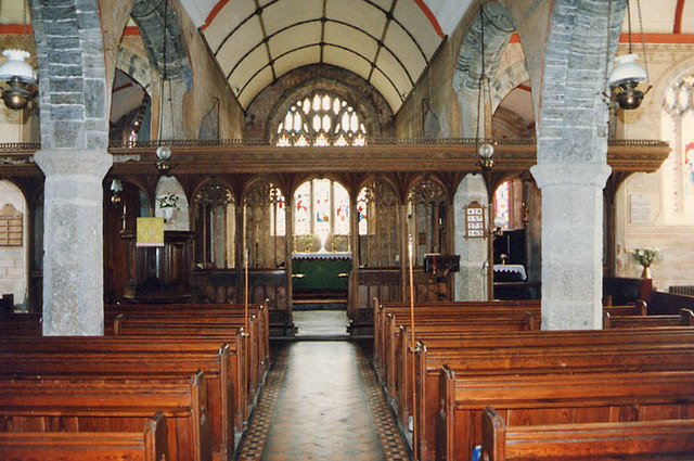 Interior image of 615363 Rattery, The Blessed Virgin Mary