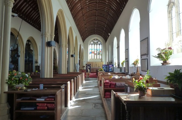 Interior image of 615383  Malborough, All Saints