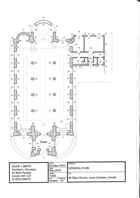 Plan of 621076 Lincoln: St Giles 