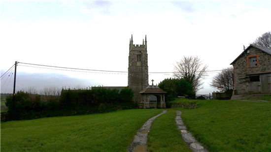 Warkleigh, St John - view on approach