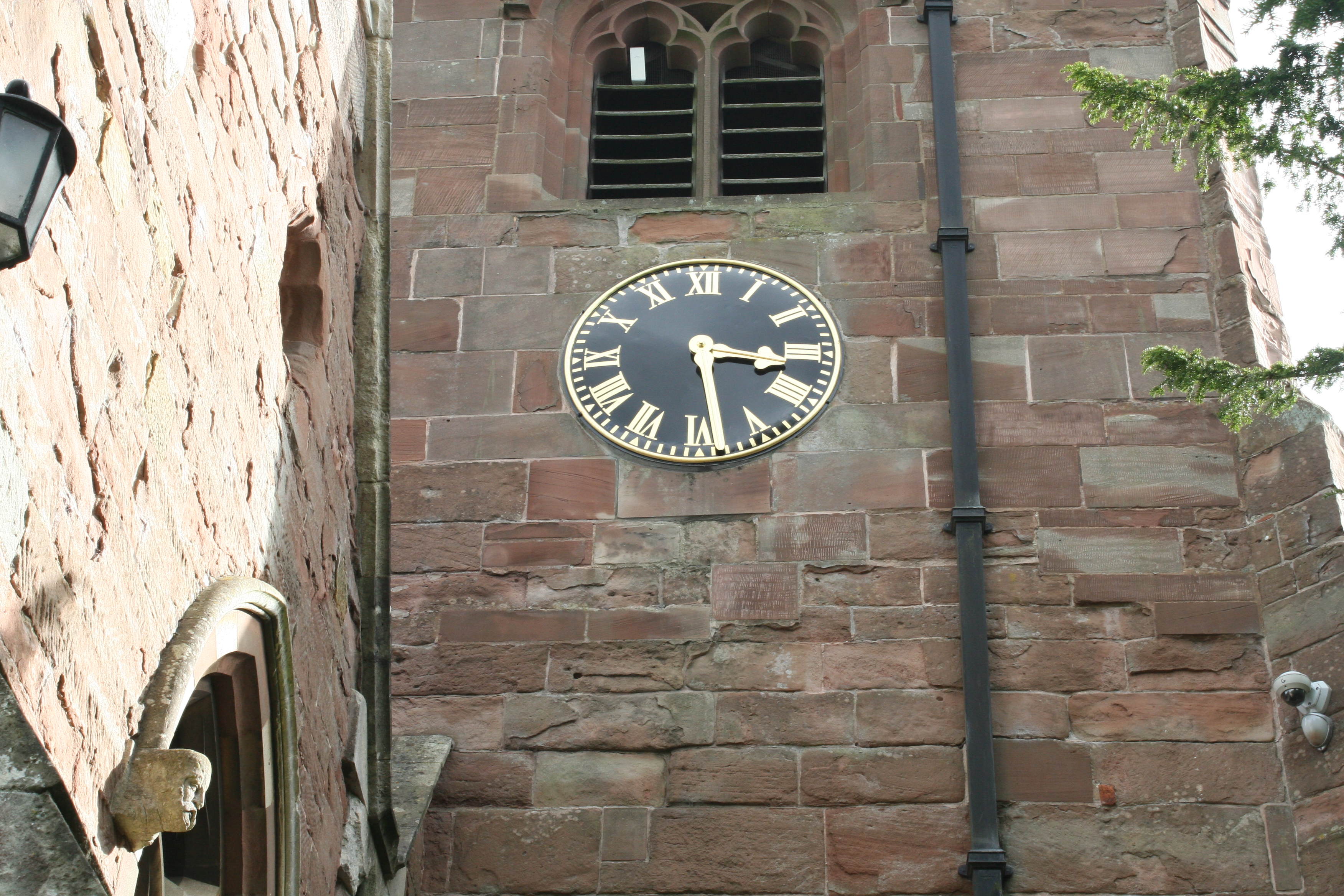 Photograph of face of Turret Clock restored
