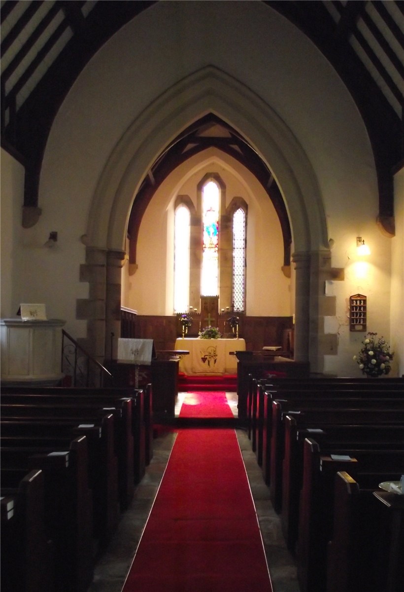 Interior of the church