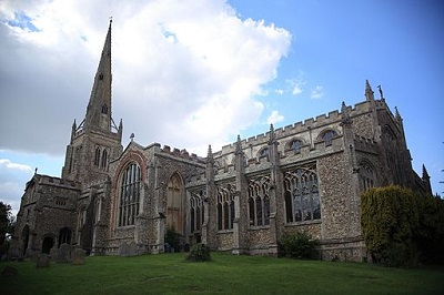 Exterior image of 608585 Thaxted St John the Baptist