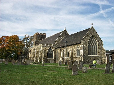 Exterior image of St Botolph's, Northfleet