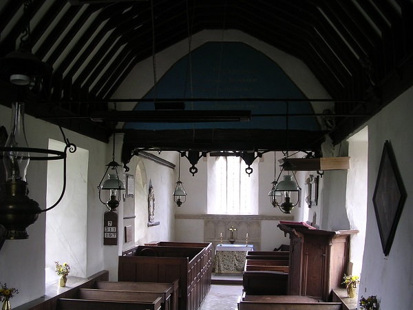 Interior photograph of 627301 Besslesleigh: St Lawrence