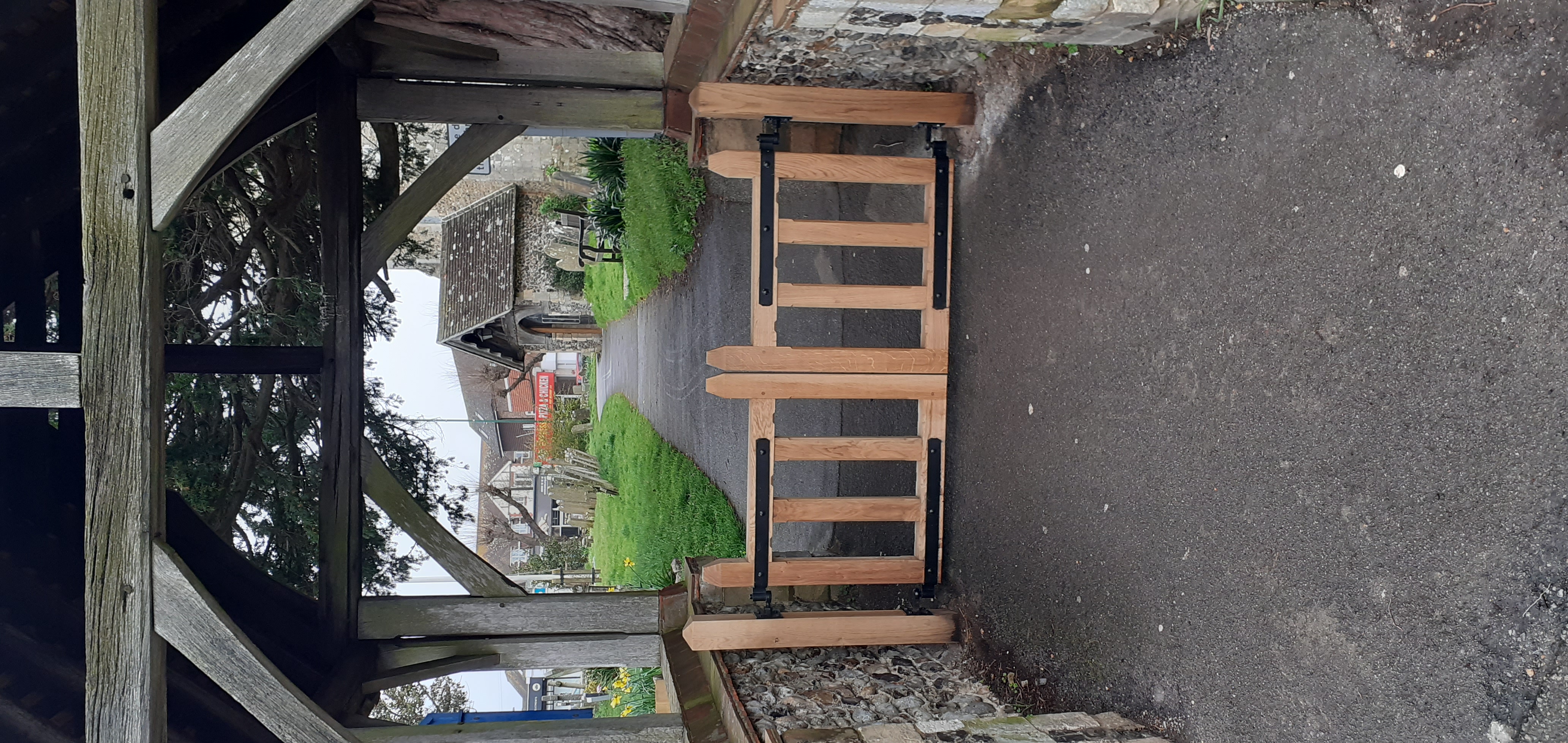 New Lych Gates Installed