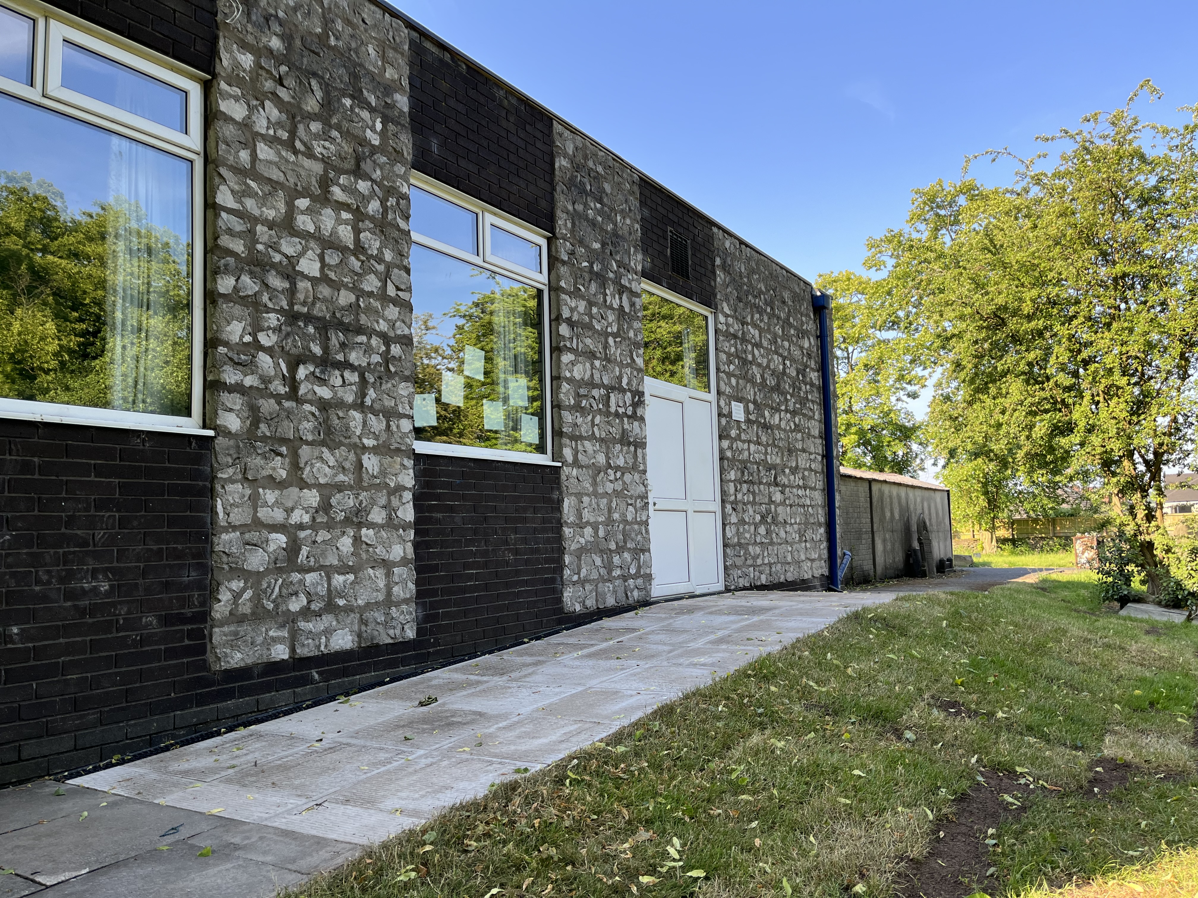 Photo of completed ramp