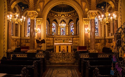 Interior image of the Chapel of St Christopher