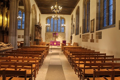 Interior image of the Chapel Royal of St Peter ad Vincula