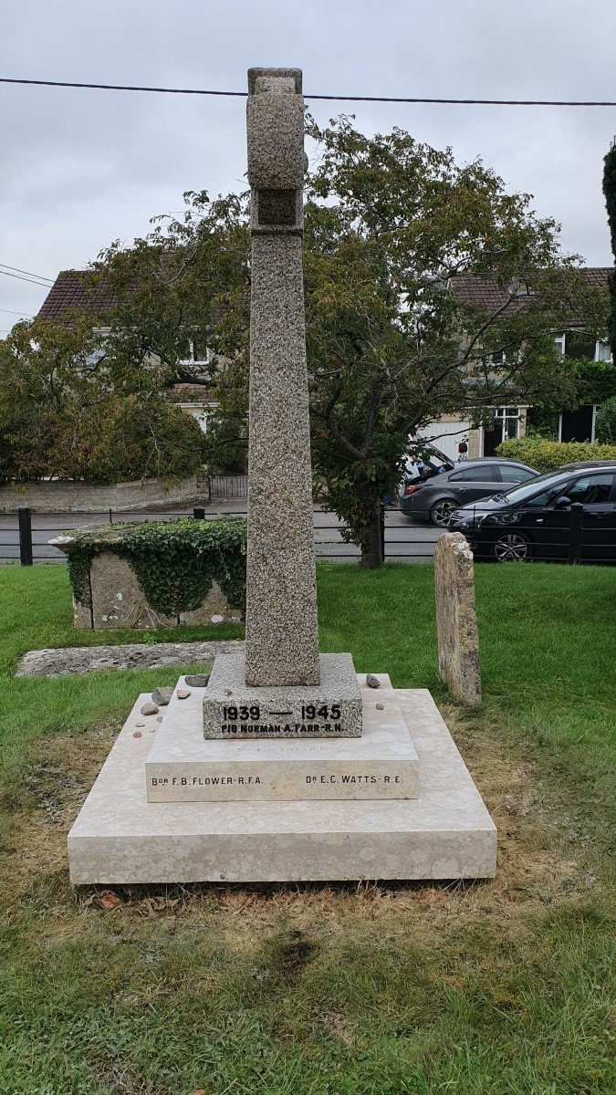 Photograph of refurbished War Memorial