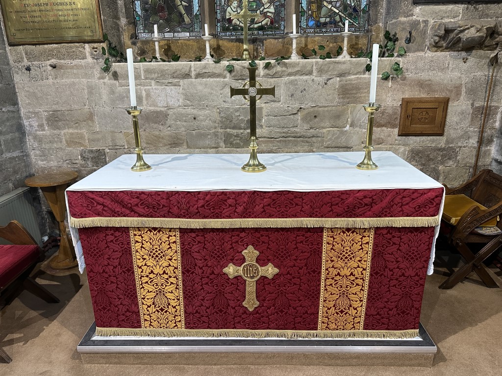 New Red Altar Frontal