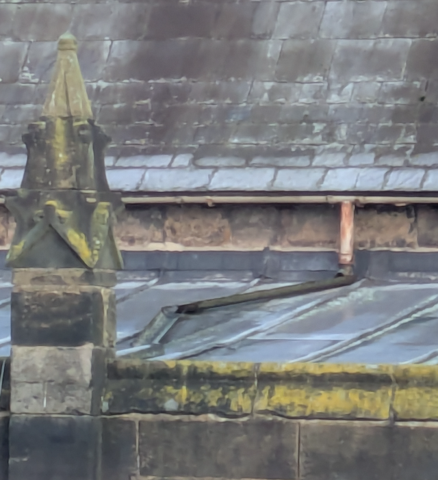 Chimney after removal and stabilisation