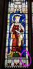 St Edith's Bishop Wilton repaired window (highlighted)
