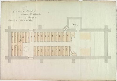 Church plan of 614353 Cambridge St Andrew the Less