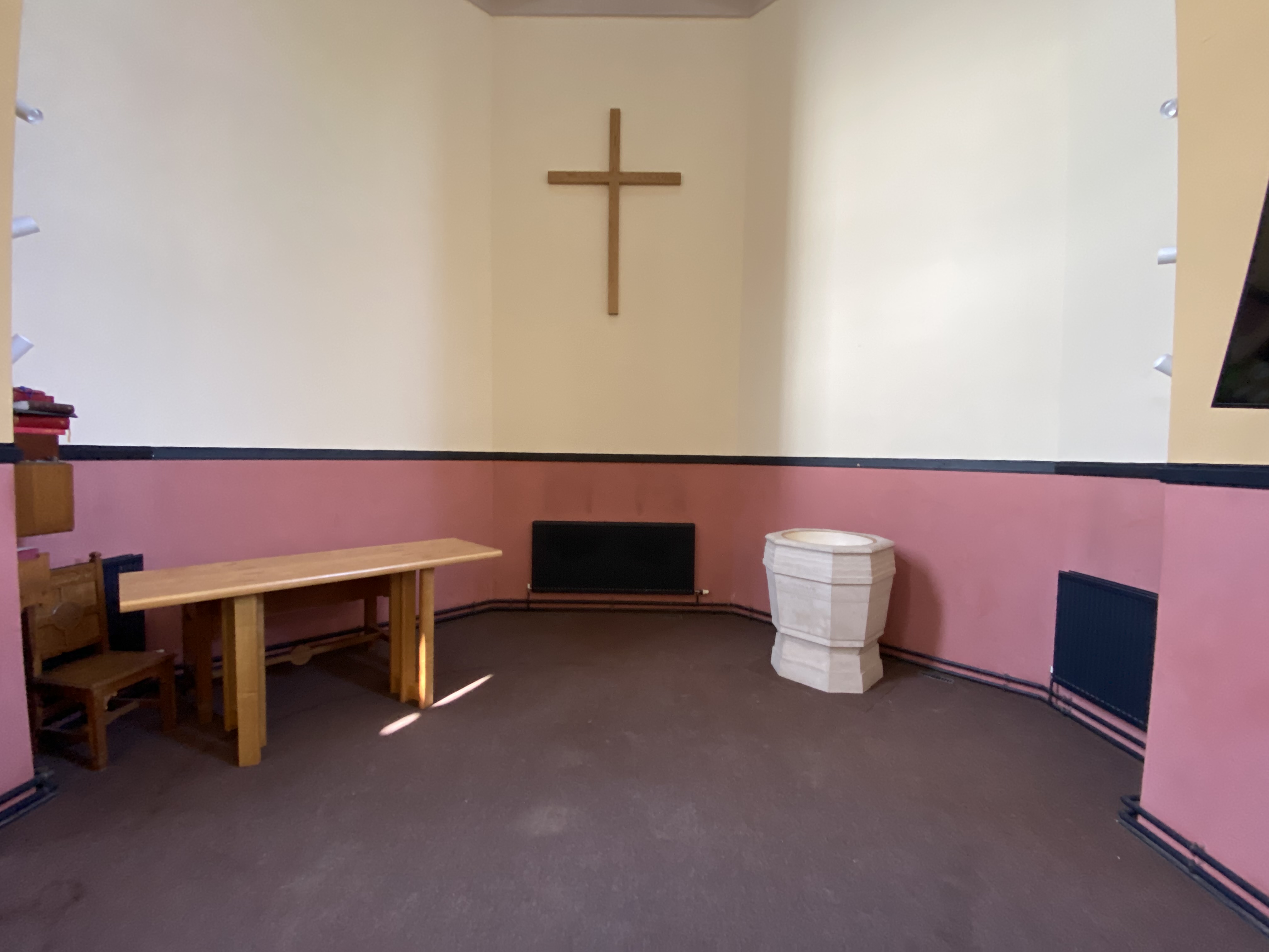 01 July 2025 St Barnabas Knowle West Font relocated 2