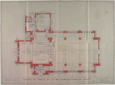 Church plan of 643342 Owerthorne St Matthew