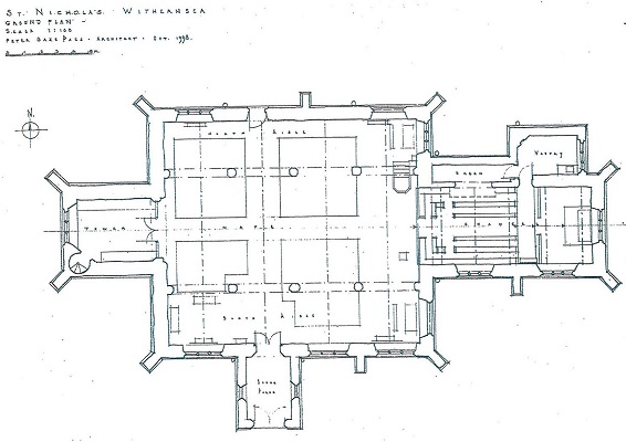 Church plan of 643341 Withernsea St Nicholas