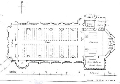 Church plan of 609303 Dukinfield St Luke