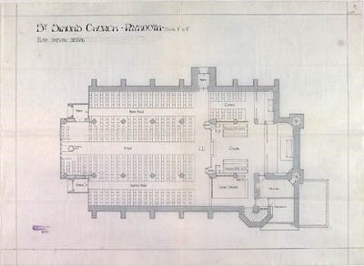 Church plan of 615627 Plymouth St Simon