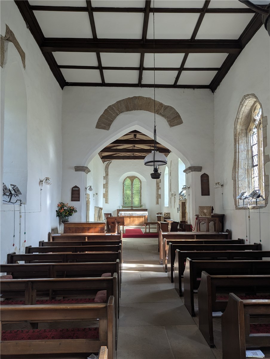 Interior image of St Oswald's, Thornton Steward
