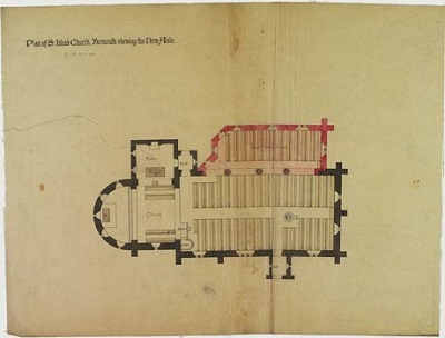 Church plan of 626043 Great Yarmouth St John