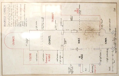 Church plan of 627344 Bradfield St Andrew