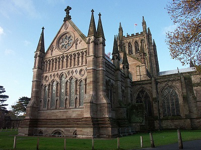 Exterior image of 618001 Hereford Cathedral