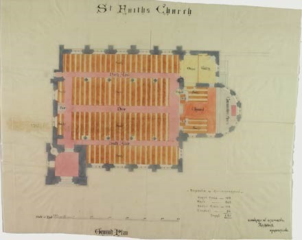 Church plan of 606332 Maistone St Faith
