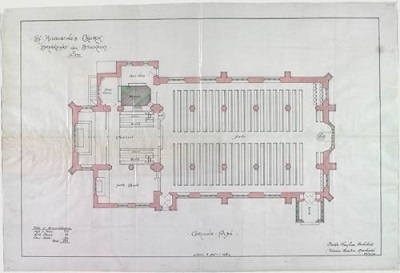 Church plan of 609377 Cheadle Heath St Augustine