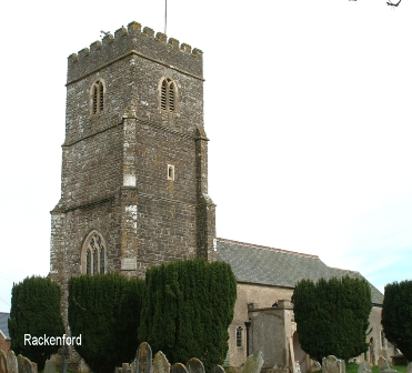 Exterior image of 615226 Rackenford, All Saints