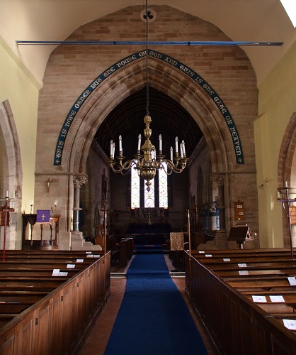Interior image of 642180 Hanbury: St Mary the Virgin