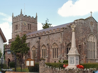 Exterior image of 615064 Thorverton: St Thomas of Canterbury