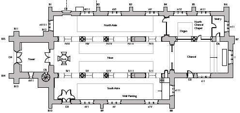 Plan of 626488 Sporle: St Mary the Virgin