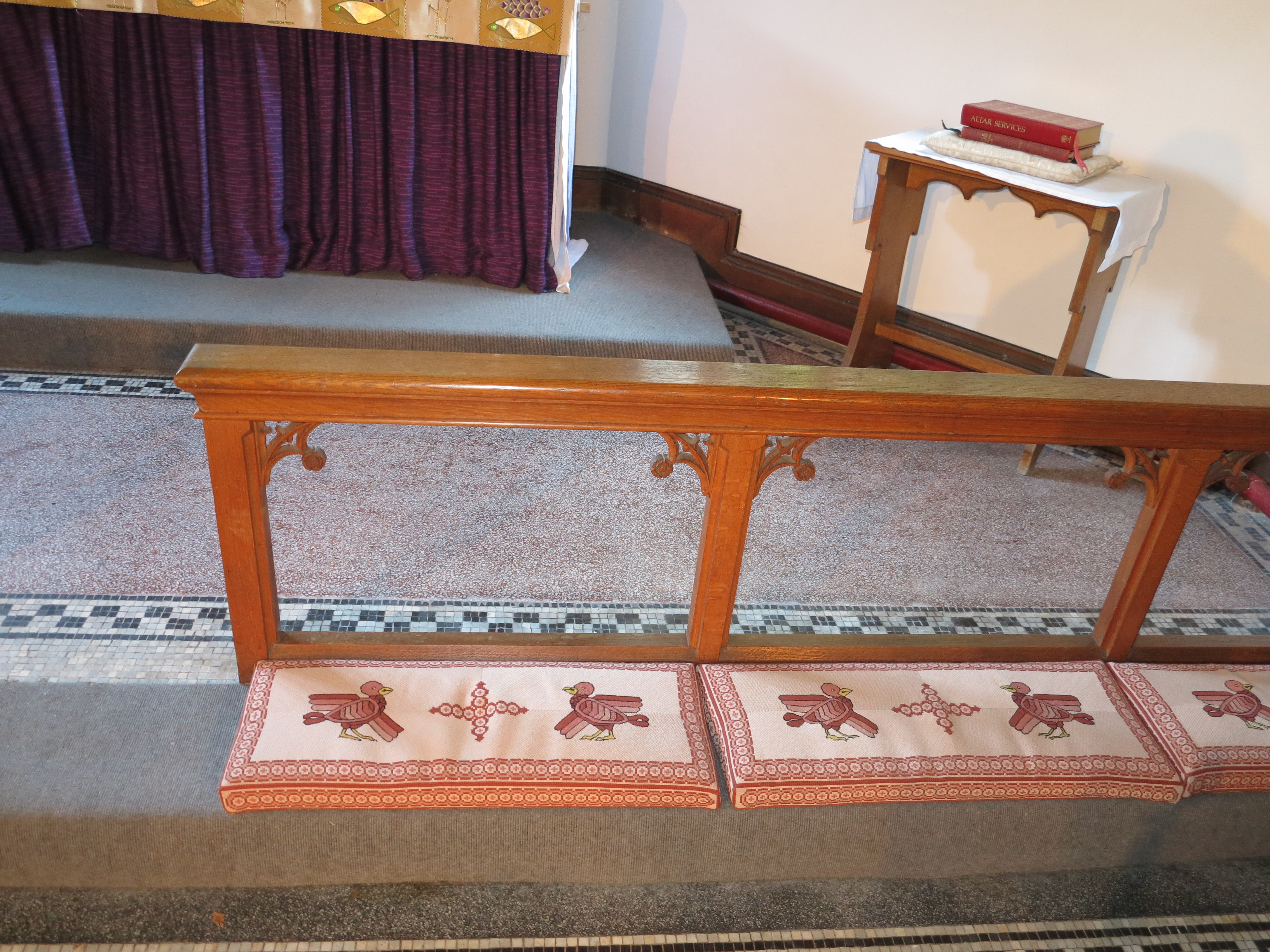 St. Johns altar rail
