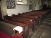 General view of pews after work completed