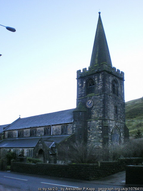 Exterior image 646162 Cornholme St Michael & all Angels