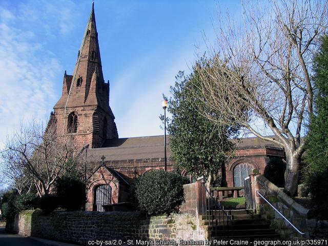 Exterior image of 609176 Eastham St Mary the Blessed Virgin