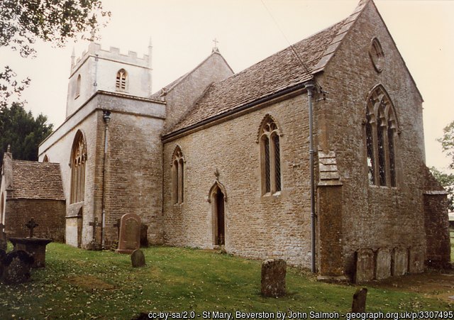 Exterior image of 616385 Beverston St Mary the Virgin