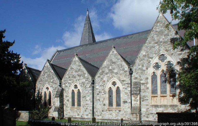 Exterior image of 617143 East Molesey St Mary