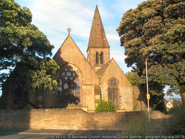 Exterior image of 646293 Heaton St Barnabas