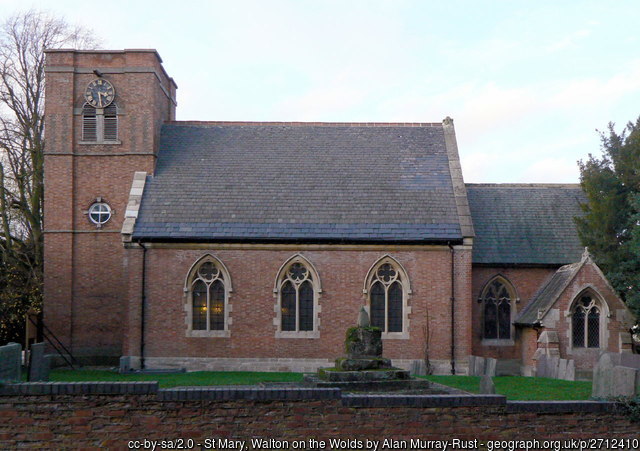 Exterior image of 619190 Walton le Wolds St Mary