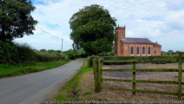 Exterior image of 620591 Ash Christ Church